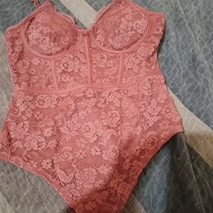 Pink bodysuit